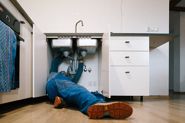 Professional Drain Cleaning technician working in Arona, PA